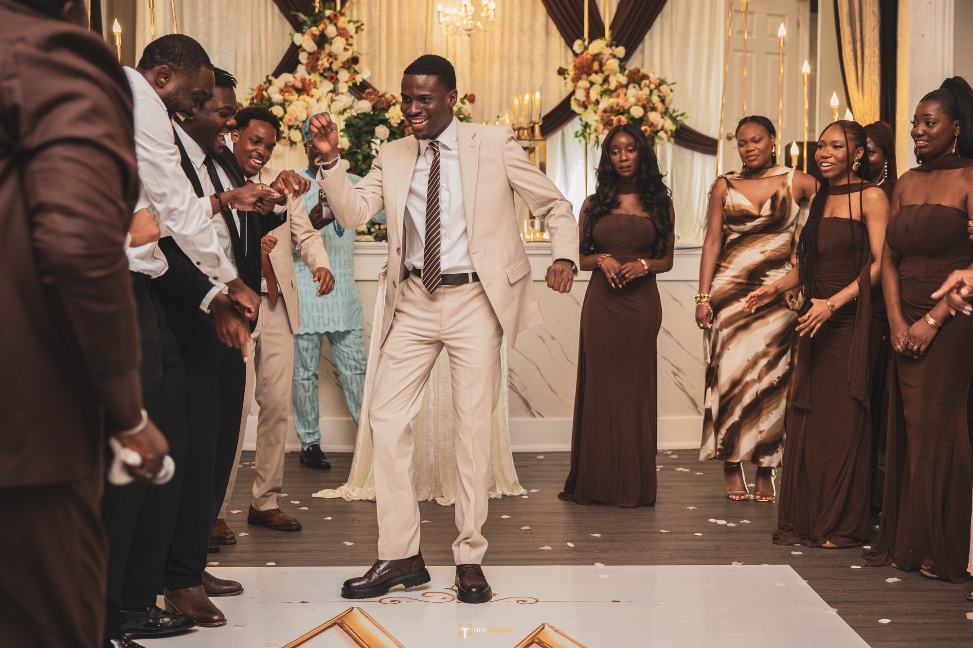 Dance floor crowd